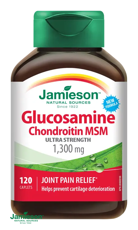 2857_JAMIESON GLUKOSAMIN CHONDROITIN MSM 1300MG 120 TABLET